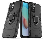 Max Power Digital Funda para móvil Xiaomi Redmi 10 Carcasa Magnética con Anillo Imán Antigolpes Resistente Rígida Dura [Tecnología de Absorción de Golpes]