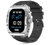 Ksix hero smartwatch - pantalla amoled 1,95? amoled - autonomia hasta 7 dias - modos deporte y salud, llamadas, asistentes de voz - ip68 - color negro