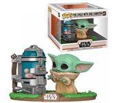 Figura Funko Pop Star Wars The Mandalorian Child With Canist