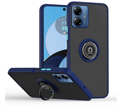 Shockproof Armor Matte Case for Motorola Edge 20 Pro S Lite 30 40 Neo Ultra Fusion G power play Magnetic Holder Ring Stand Cover