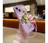 Game Demon Slayer Japan Phone Case for Oneplus Nord 3 2 9R 9 8T 8 7 7T Pro 6 5G Liquid Silicone Cover with Hand Strap