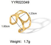 Encanto Anillos de acero inoxidable, productos de tendencia, atmósfera clásica, moda, grabado calado, anillos finos para mujer, joyería, regalos únicos