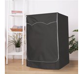 Cubierta impermeable para lavadora, cubierta automática para lavadora con rodillos, cubierta para secadora con protector solar a prueba de polvo (M,60x55x85cm)