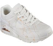 Skechers Zapatillas Uno Blancas 155584-OFWT , para Mujer