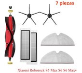Replacement Kit Roller Brush HEPA Filter Mop Cloth Accessories Spare Parts For Xiaomi Roborock S5 Max S6 S6 Maxv Vacuum Cleaner