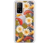 Funda original compatible con Xiaomi Mi 10T/Mi 10T Pro - Patron peces y flores