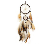 Dream Catcher Brown Decorative Dream Catcher Living Room Dream Catcher for Wall Hanging, Decoration, Festival, Gift