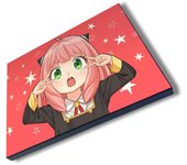 PANEL FOTOGRÁFICO DECORATIVO spy x family niña anya kawaii cute mona cuadro acabado brillante elegante pared anime manga seinen super guerrero sagaandroides