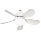ALEMAR - VENTILADOR BLANCO CON ROSCA PARA LÁMPARA MODELO NANO 42CM 5 PALAS 11819 ALEMAR