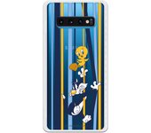 Funda original compatible con Samsung Galaxy S10 Plus - Sylvestre Piolin Cortina Vertical