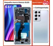 100%AMOLED For Samsung Galaxy S21 Ultra 5G Screen Replacement With Frame For Samsung S21 Ultra Screen Replacement SM-G998U G998A