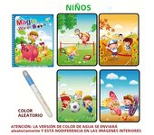 Magical Book Water Drawing Montessori Toys Reusable Coloring Book Magic Water Drawing Book Sensory Early Education for Children
