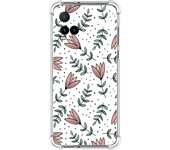 Funda Silicona Antigolpes para Vivo Y21 / Y21s / Y33s diseño Flores 01 Dibujos