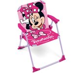 Arditex - Silla plegable infantil con dibujo Minnie Mouse, Mickey Mouse, y reposabrazos con medidas de 32x38x53cm apto para uso de exteriores o playa