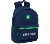 Mochila Para Portatil 14,1" Benetton "Green" 31X41X16Cm (Safta 642513819)