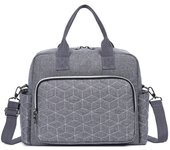 Bolsa de pañales para Bebé, Bolso de viaje impermeable para Mamá, bolsos de hombro para cochecito de Mamá