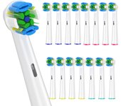 4pcs Replacement Brush Heads for Oral b Braun Floss Action Pro 7000 Pro 1000 Pro 3000 Pro 5000 Vitality Toothbrush Models