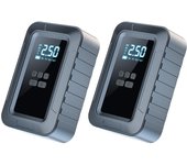Bomba de Aire Recargable EUROXANTY para Neumáticos de Coche - Inflador Inalámbrico 12 Velocidades - Compresor Portátil Digital - Bicicleta