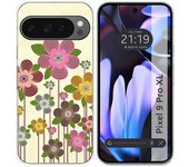 Tumundosmartphone Funda Silicona para Google Pixel 9 Pro XL 5G diseño Primavera En Flor Dibujos