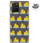 Tumundosmartphone Funda Gel Transparente para Samsung Galaxy S10 Lite diseño Pato Dibujos