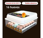 16 Eggs Mini Household Brooder for Chicken Goose Duck Birds Farm Poultry Fully Automatic Turning Egg Incubator