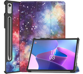 For Lenovo tab P12 12.7 2023 Case Magnetic Tri-Folding PU Leather Stand Tablet Cover for Xiaoxin Pad Pro 12.7 12 7 inch TB371FC