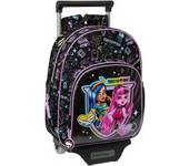 Mochila con Carro Monster High 28X34X10Cm (Safta 612498020)