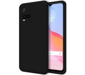 Funda Silicona Líquida Ultra Suave para Vivo Y21 / Y21s / Y33s Color Negra
