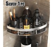 Estante de Ducha sin Nailas para Almacenamiento y Encuentro Material de Aleación de Aluminio Estante de Champú en Esquina Adecuado para Baño