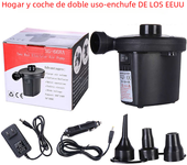 Minibomb inflable Eléctrica para acampada, colchón de llenado de Aire portátil, inyector de Soplador de aire para pool