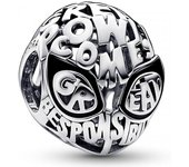 Pandora - Charm Máscara de Spiderman de Marvel Pandora Plata Esterlina