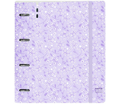 CARPEBLOCK PP FOAM 4 ANILLAS 35MM CON RECAMBIO SAFTA "LIGHT PURPLE FLOWERS" 27X32X4 CM (Safta 542433667)