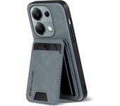 Solid Color Leather Wallet Card Slot Bracket Phone Case For Xiaomi 14T 13T 11T Pro Redmi Note 14 14C 13 13C 12 11 10 S Pro Cover