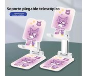 Sanrio Kuromi Cinnamoroll Desk Mobile Phone Holder Stand IPhone IPad Adjustable Desktop Tablet Holder Universal
