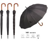 CACHAREL 1451 65/16 Paraguas de hombre gris 16 barillas 624