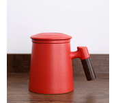 Xiaomi Youpin Ceramic Mug Tea Cup with Infuser Household Double Wall Mug Men and Women Office with Handle Tea Strainer Lid 400ML