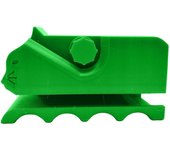 Cortador de cartón para rascar gatos, cortador de cartón para rascar gatos con impresión 3D, cortador de joyas DIY, pelador de cartón (verde)