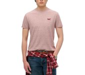 Camiseta Superdry color rojo cereza manga corta de hombre
