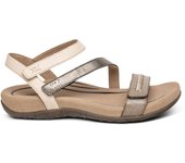 Aetrex Gabby sandalia con tira ajustable en piel