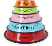 Quality Paw Stainless Steel Pet Dog Bowl Feeder Skidproof Anti-ant Shape Cat Dog Bowls Food Accessories Pet Supplies