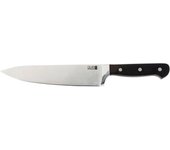 QUID PROFESSIONAL INOX CHEF BLACK Cuchillo Chef Acero Inoxidable 20CM Negro Asas/Mango Baquelita Soft Touch