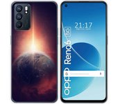 Funda Silicona para Oppo Reno 6 5G diseño Tierra Dibujos