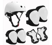 Juego de casco y protectores para niños de 3 A 10 años, de Bicicleta Cascos, Cascos de patineta para niños y niños, juego de rodilleras, coderas y muñequeras, para Cycling, patinaje sobre Ruedas y patineta Una variedad de colores disponible.