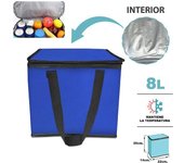 LILI HOME 🧊 Pack de 2 Bolsas Neveras Térmica Portátil – Capacidades: 6L / 8L / 9L / 18L / 20L Ideal para mantener tus bebidas y alimentos fríos o calientes por más tiempo. Perfecta para playa, picnic, camping, oficina o delivery. Ligera, resistente y