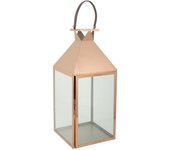 WANDERLUST DECO Farol de Acero Inoxidable y Cristal para Jardín - Diseño Elegante y Resistente a la Intemperie