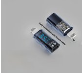 140W USB C To Type C Adapter Lightning Output Digital Display Fully Transparent Adapter For iPhone Tablet Laptop OTG Connector