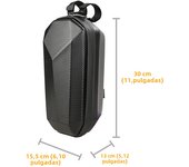 4-2L WILD MAN Electric Scooter Front Storage Bag Hard Shell Bag Large Capacity Waterproof Skateboard Hanging Case for M365 Pro