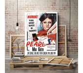 2022 New Horror Film Mia Goth Is Pearl Movie Poster Canvas Painting X-traordinary Origin Prints Wall Pictures Cinema Home Decor