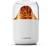 Humidificador de Aire Simulado Volcán Ultrasonico USB con Luz LED 300ml Mini Herramienta para Coche Nano Spray Aroma de Agua Diffusor Electrónica Silencioso para Sala de Estar cb2d