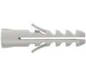 SANCO STORE - WOLFPACK LINEA PROFESIONAL Taco Nylon Tradicional  Gris   6 mm.  (Caja de 100 piezas)